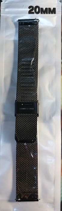 Браслет д/годинника,черный нерж ,,Міланська  петля.