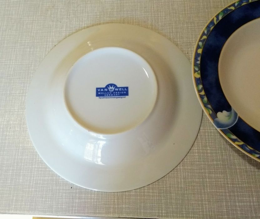 Talerze obiadowe, głębokie Van Well