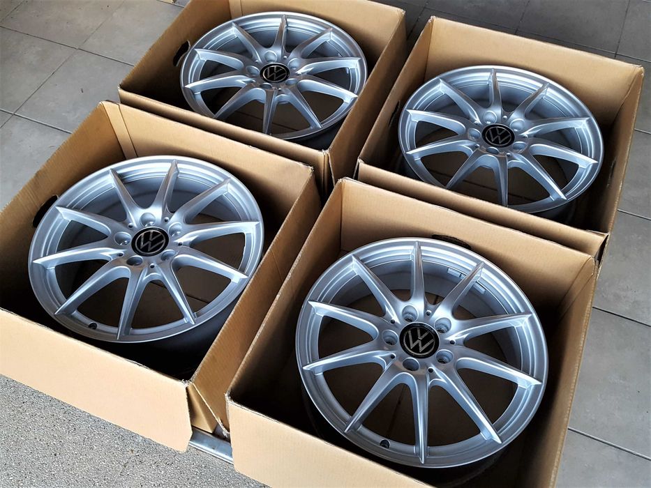 Alufelgi 17 5x112 VW Golf Passat Touran Jetta Caddy T-Roc J Nowe 270#
