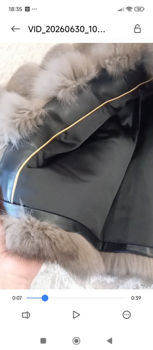 Шуба песець під соболь