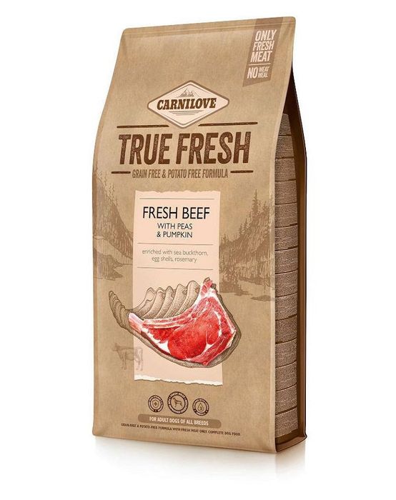 У НАЯВНОСТІ!!Carnilove True Fresh Beef 11.4 кг корм для дорослих собак