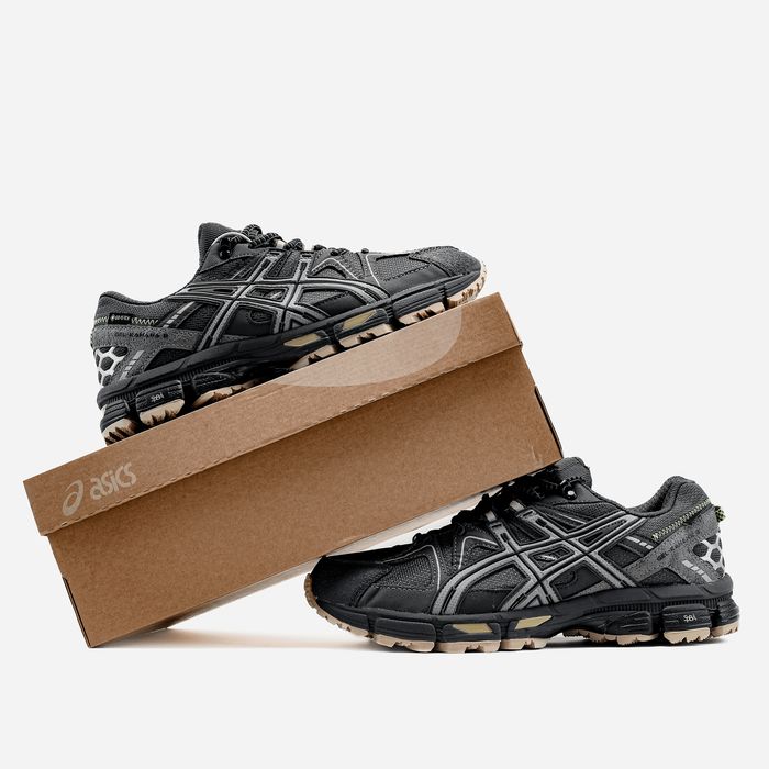 Кросівки Кроссовки Asics Gel-Kahana 8 Grey Marathon Running Gore-Tex Серый Сірий Кросовки демісезон