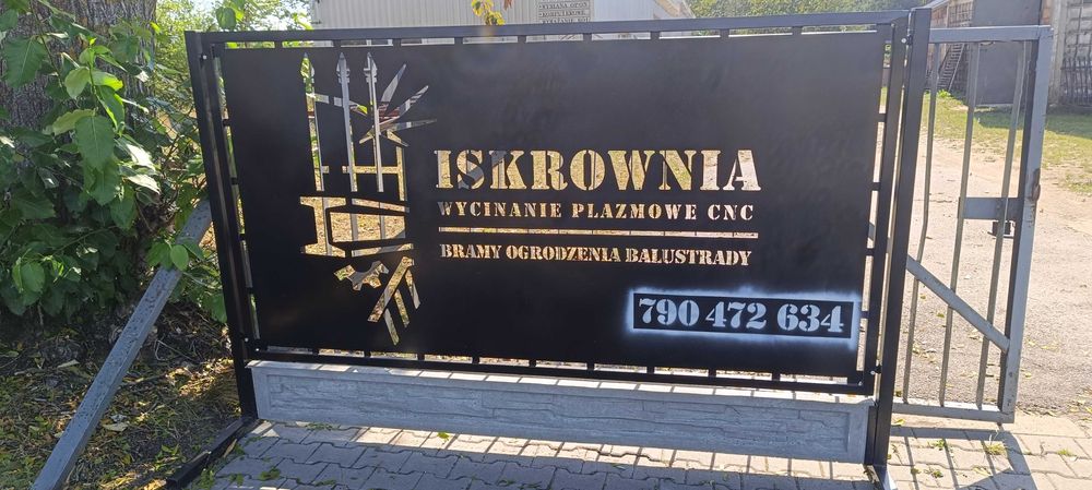 Wypalanie plazmowe CNC, spawanie, ogrodzenia, balustrady, bramy