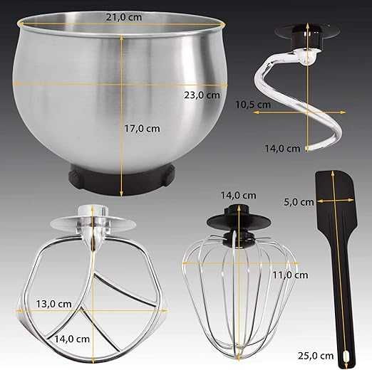 Batedeira Planetária - Syntrox Germany Modelo KM-5.0 Basic Silver - Muito pouco uso
