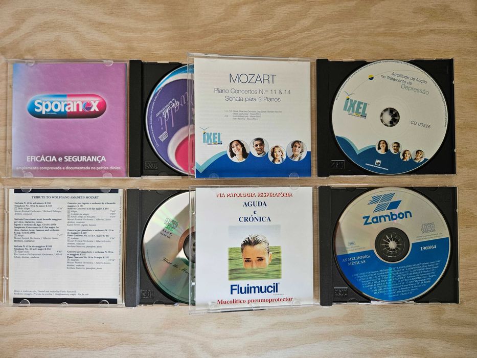 CDs Vivaldi e Mozart