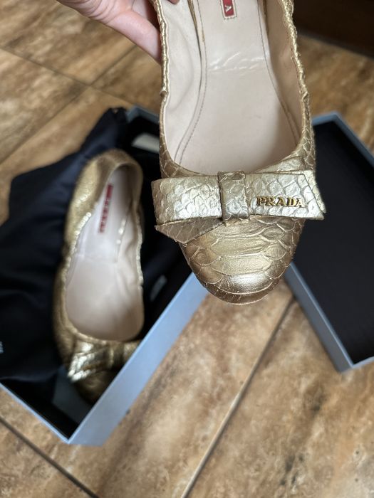 Жіночі туфли Prada оригінал, балетки