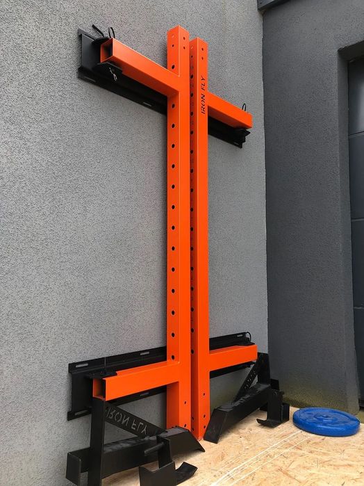 Składana klatka treningowa half rack IRON FLY Premium 80x80x2 mm