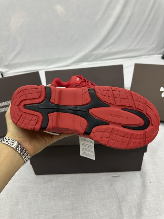 Червоні кросівки Raf Simons Cylon-21 / gucci / bape / purple / amiri