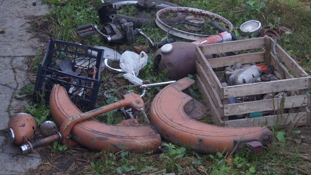 Simson SR2 wszystkie części rama kompletna papiery komplet oryginał