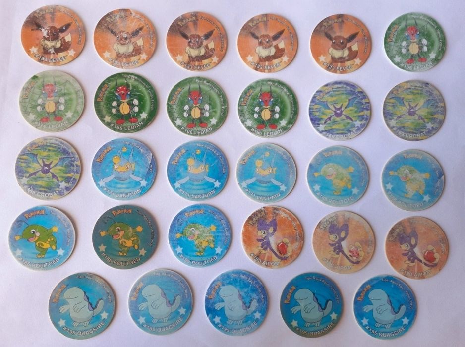 Pokemon Tazos Sticker - venda à unidade