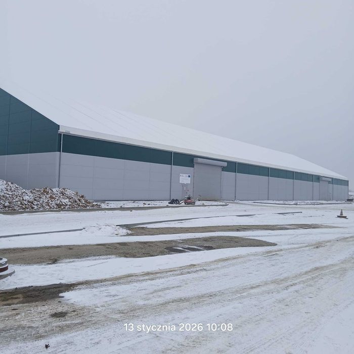 HALA MAGAZYNOWA 3000 m² – składowanie na posadzce