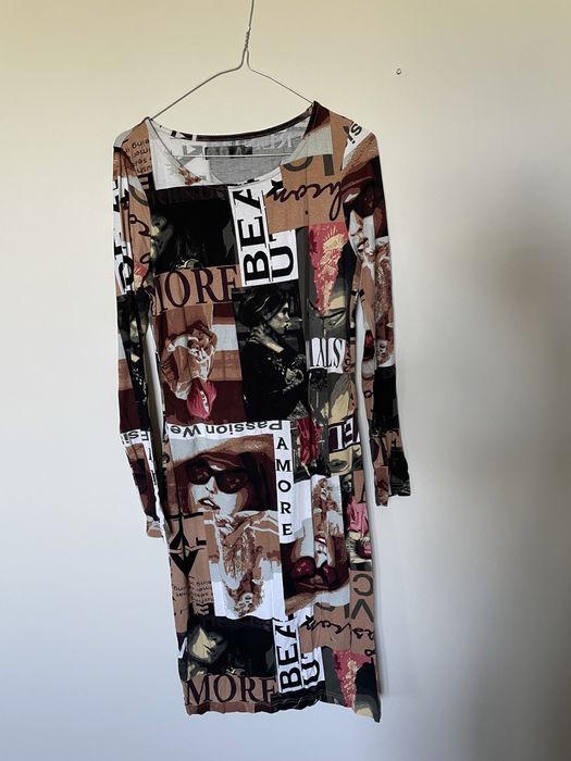 Sukienka niespotykany, modny wzór