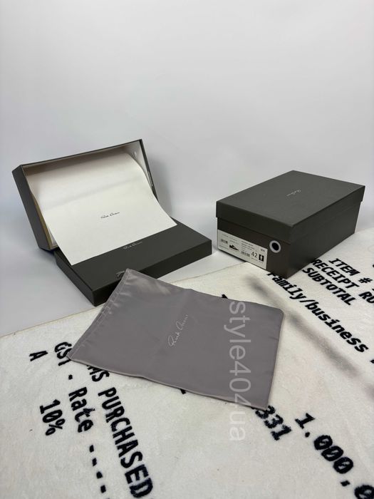 Кросівки Rick Owens Ramones Vintage рики винтаж low vans 42-45