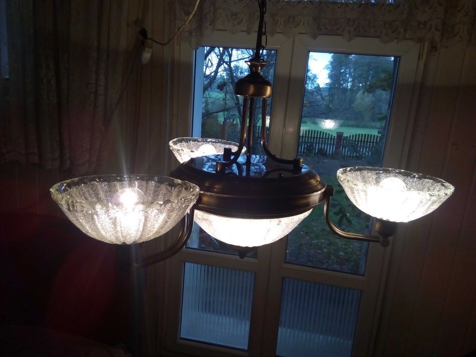 Lampa Wisząca-Żyrandol Retro;duży średnica 75 cm