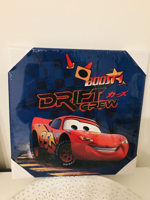 Obrazek do pokoju dziecka Auta Zygzak McQuinn disney na płótnie 28x28