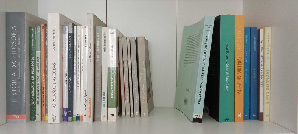 Livros (+ de 300) de arte, estética, filosofia, imagem e pensamento