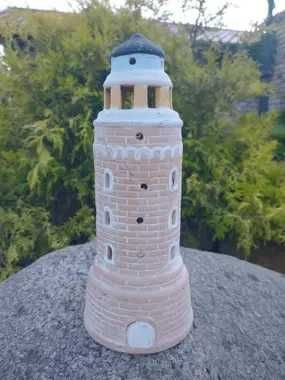 Lampion podgrzewacz latarnia morska ceramika.