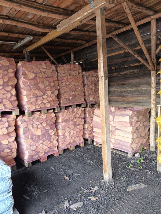 Suche drewno kominkowe opałowe jawor grab