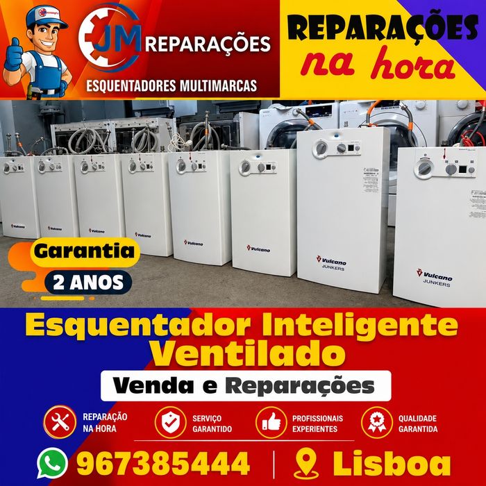 Reparações de esquentadores na hora