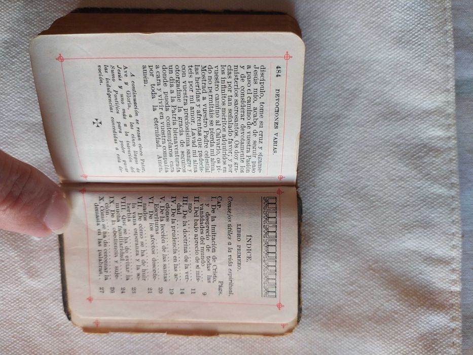 Livro religioso "Lá Imitación de Cristo" 1923 - urgente venda
