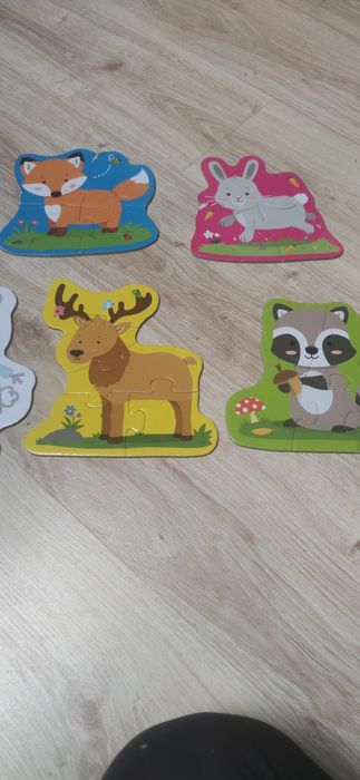 Puzzle bing, świnka peppa 12 obrazków