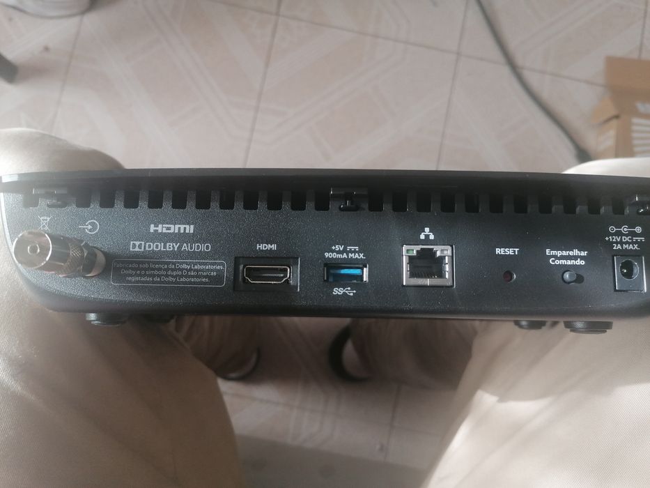 Box android NOS a funcionar perfeitamente tem 2 comandos