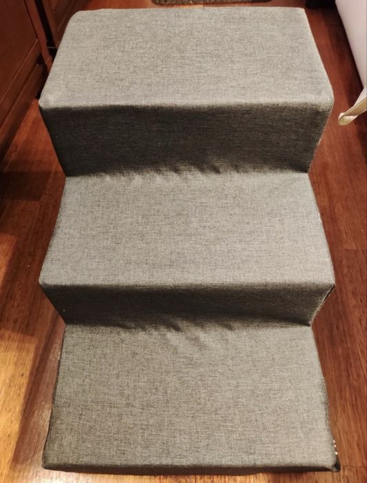 Schodki dla psa 3 stopnie 30 cm stabilne antypoślizgowe