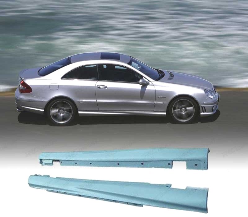 EMBALADEIRAS LATERAIS MERCEDES CLK W209 C209 02-09 LOOK AMG C63