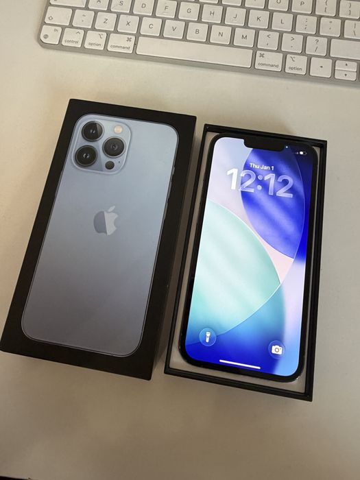 # iPhone 13 Pro 128gb Sierra Blue Idealny Bateria 100%