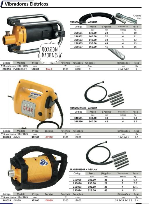 Vibradores eletricos