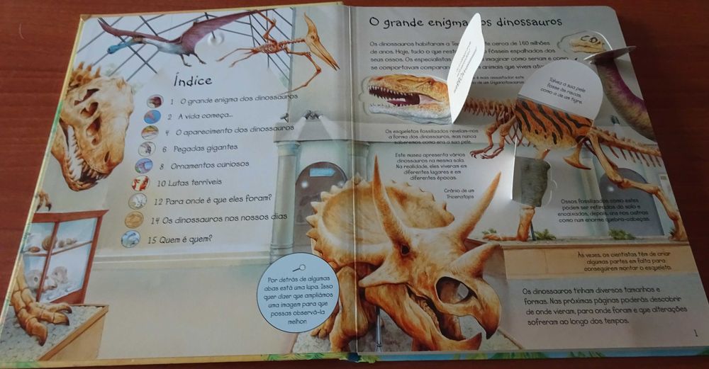 Espreita O Mundo dos Dinossauros (Com Mais de 50 Abas Para Levantar)