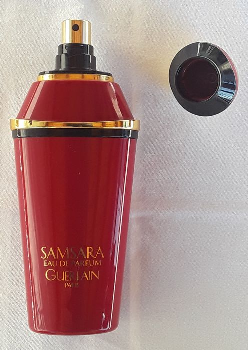 Frasco de perfume vazio Guerlain "SAMSARA" 1988