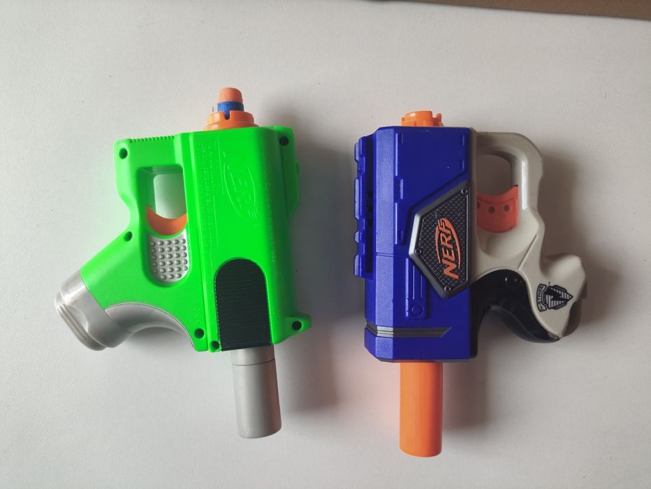 2 pistolas Nerf  usadas em bom estado