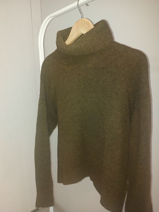 Sweter zielony h&m XS