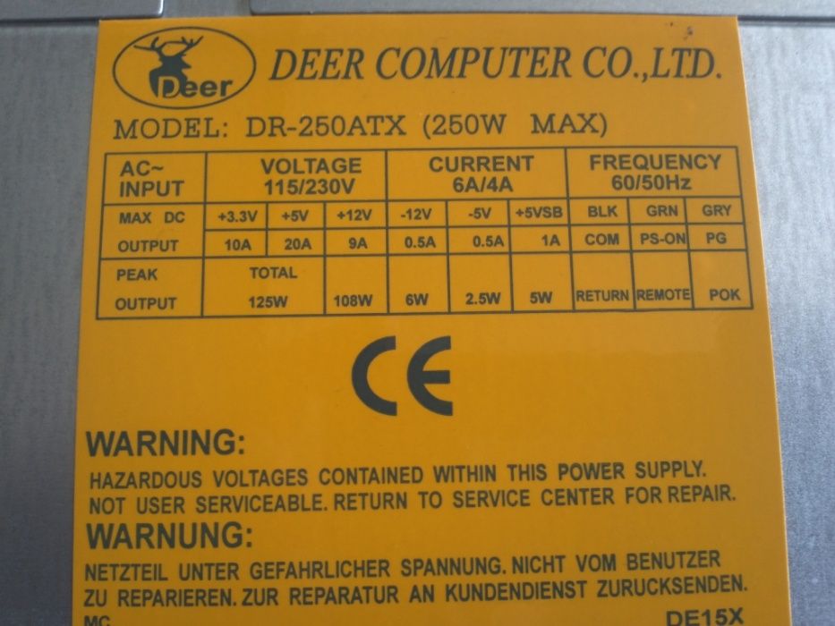 Fonte de alimentação