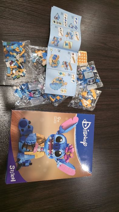Подарунковий конструктор Stitch кумедна фігурка, яку хочеться зібрати