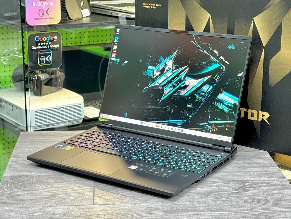 Acer Predator | 16" 2К 240Гц / Geforce RTX 5070 / Intel Ultra 9 275Hx
