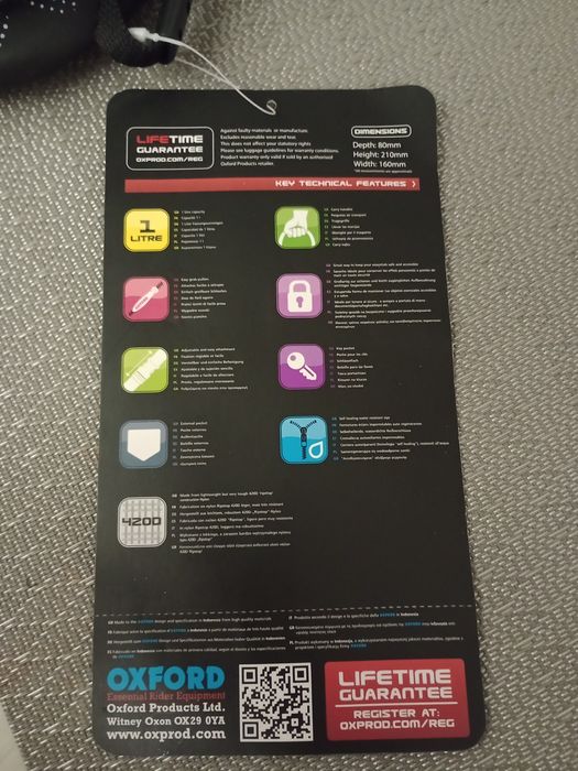 Torba saszetka motocyklowana na  udo Oxford ol239