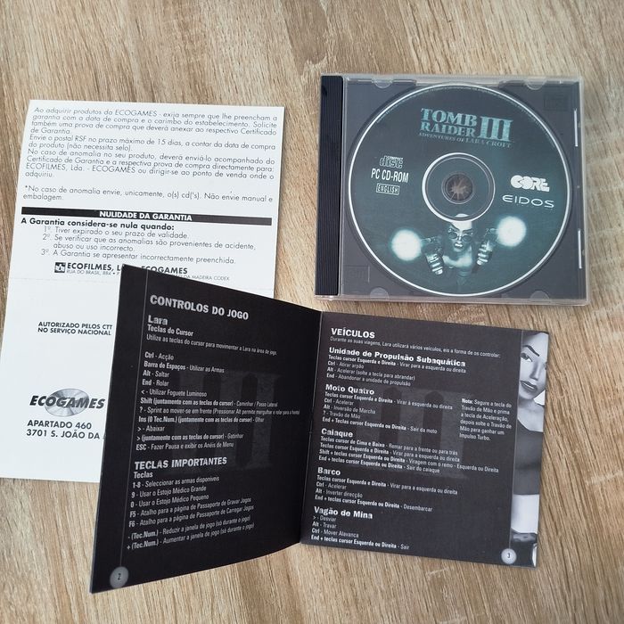Tomb Raider III big box pc