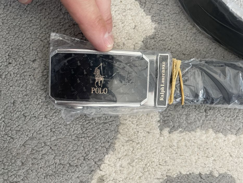 Nowy meski pasek Polo Ralph Lauren regulowany 130cm okazja piekny