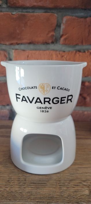 Porcelanowe fondue do czekolady Favarger