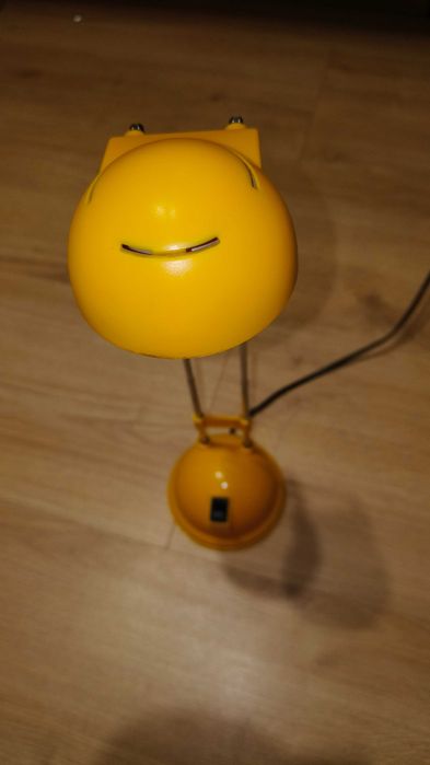 Lampa biurkowa vintage yellow El Star 20w halogen stan bdb