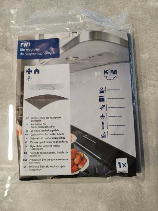 Filtr węglowy do okapów kuchennych