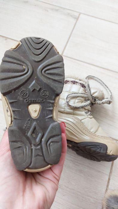 Теплі дитячі чобітки/сапоги/уги/дутіки  на овчині, дуже зручні розмір