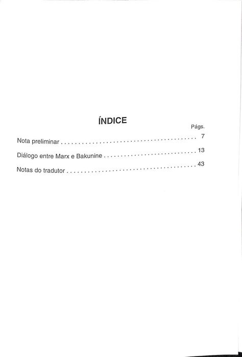 "Diálogo entre Marx e Bakunine" de Maurice Cranston [Novo]