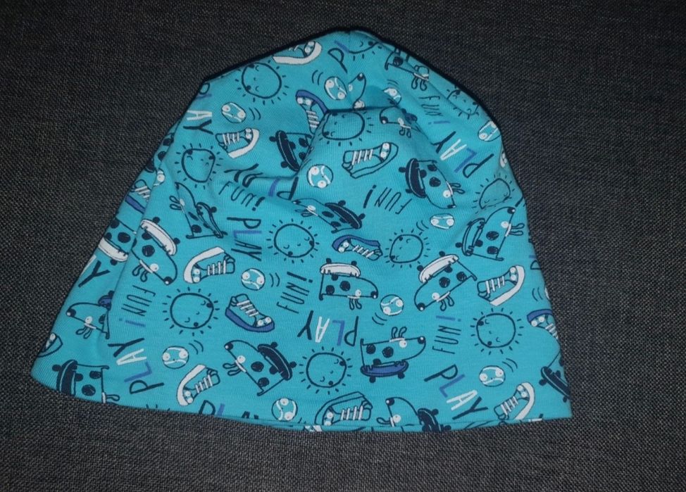 Czapka Pieski 86/92+śliniak rozmiar uniwersalny Pepco