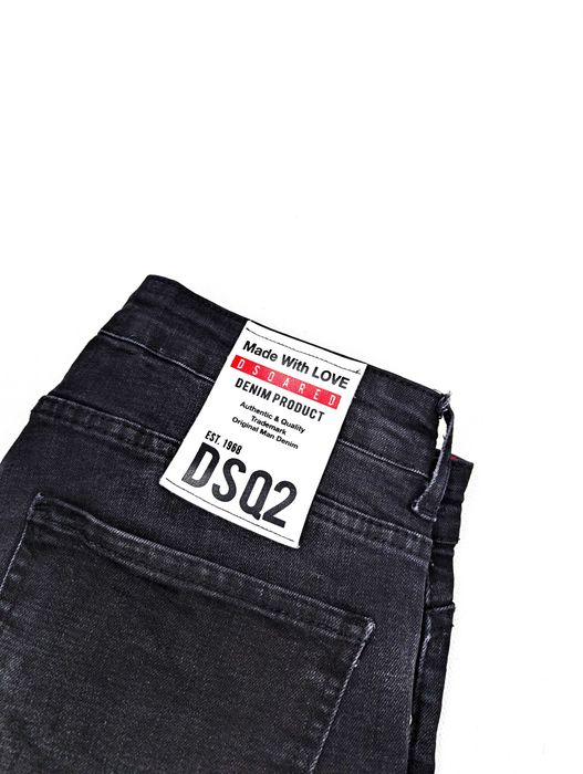 Dsquared2 czarne spodnie jeansowe jeansy M
