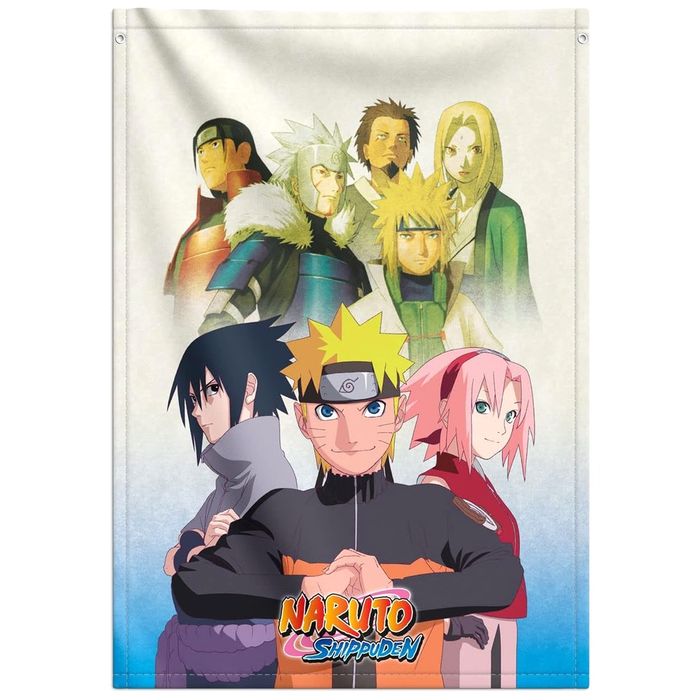 Naruto Shippuden - Bandeira de Anime - 70 x 100cm