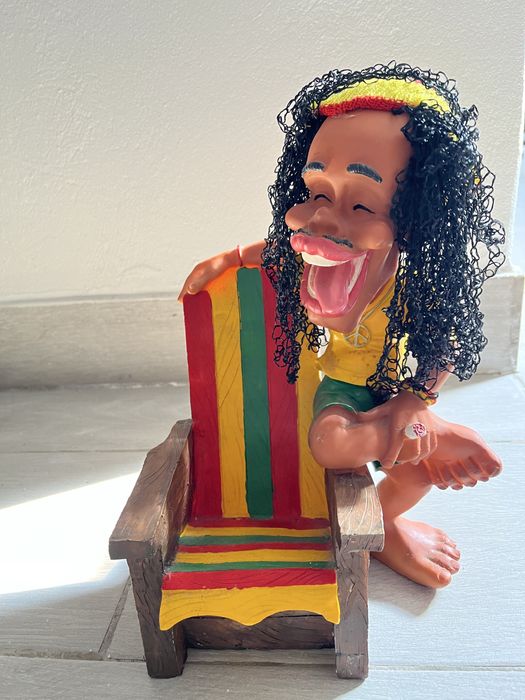 Bonecos ceramica bob marley 15uni