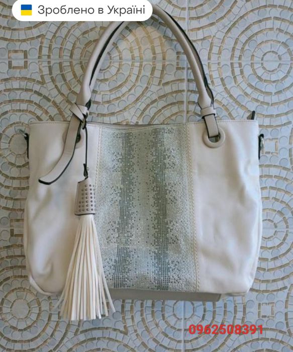Нова ошатна сумка з еко-шкіри